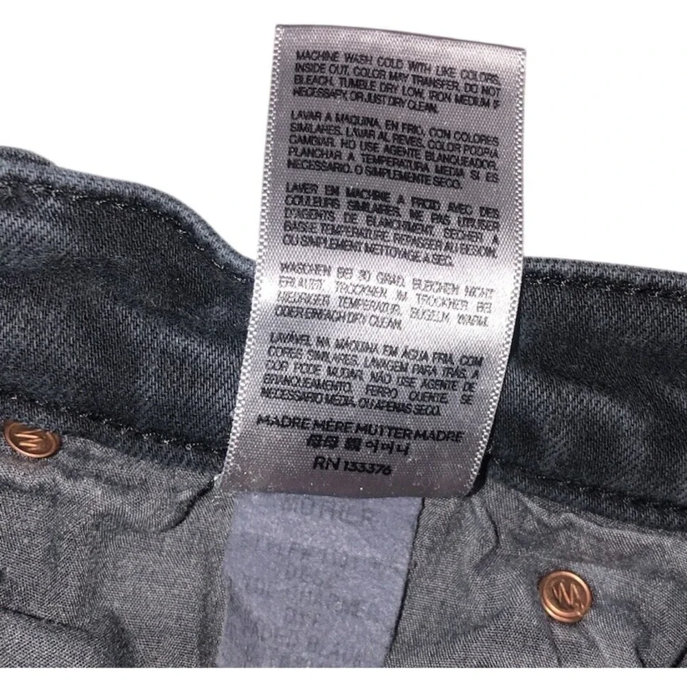 Mother Jeans‎ Women's 29 Black The Charmer Skinny Ankle Denim